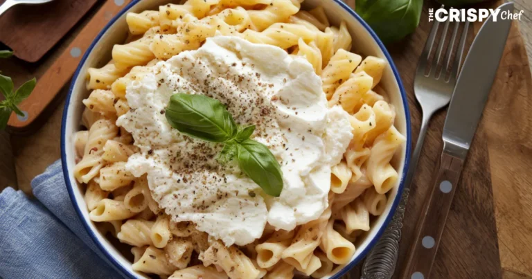 Pasta with Cottage Cheese