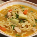 crack chicken noodle soup