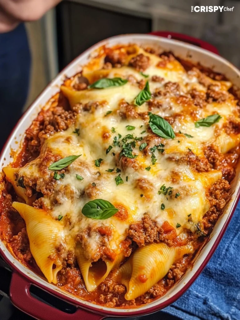 stuffed shells with meat