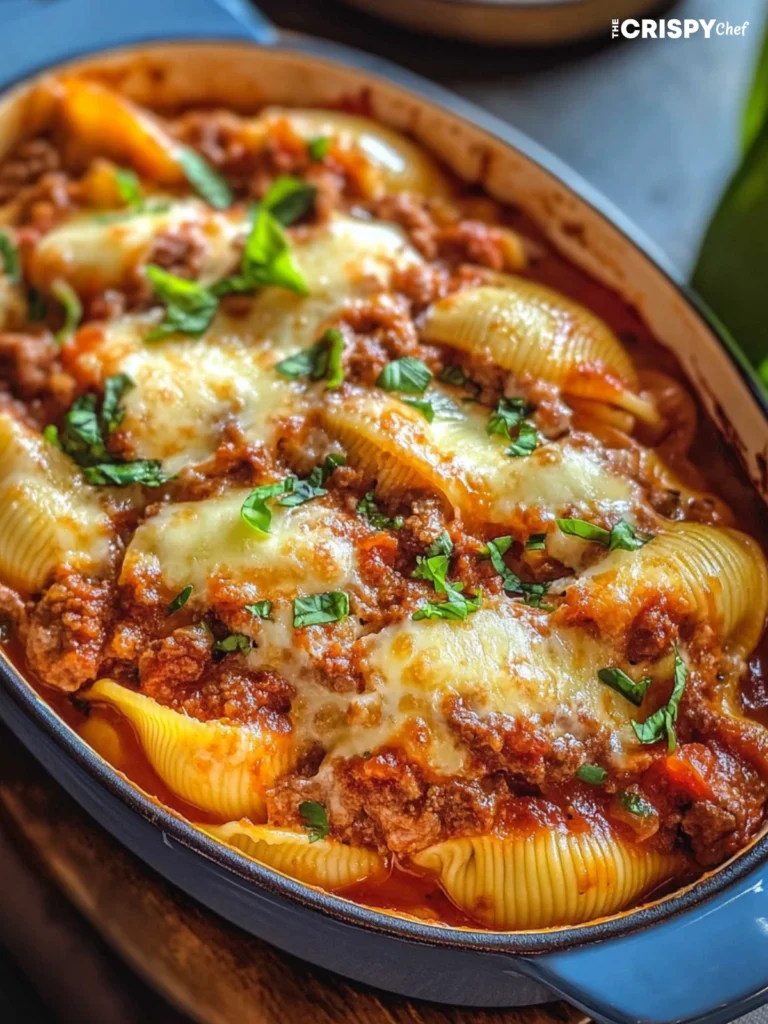 stuffed shells with meat