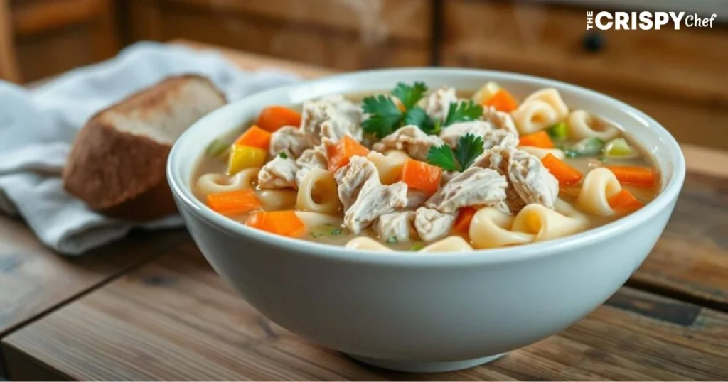 crack chicken noodle soup