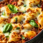 stuffed shells with meat