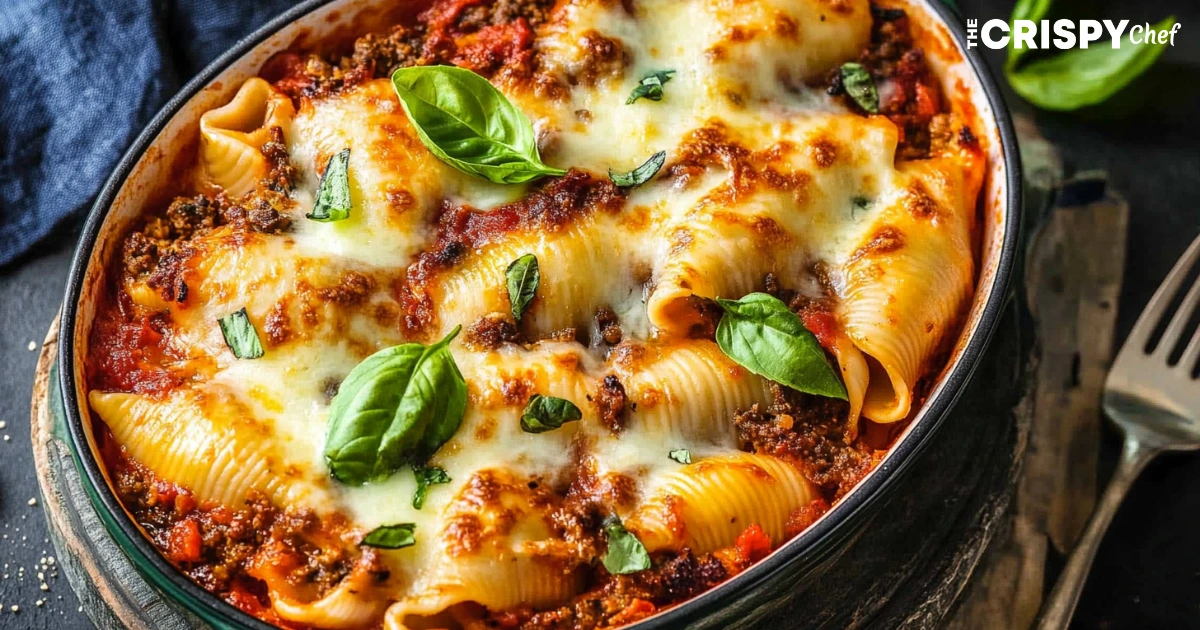 stuffed shells with meat