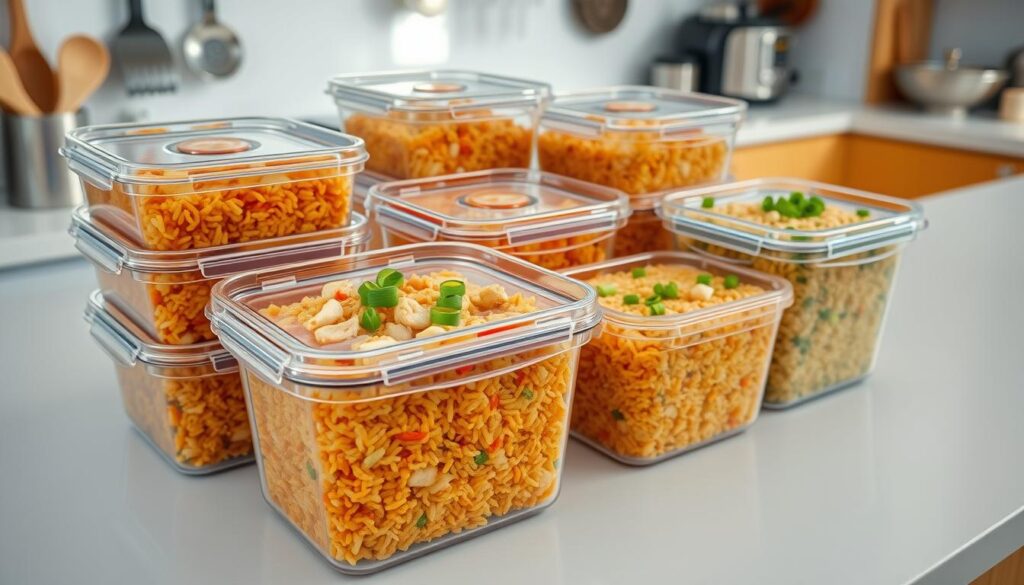 fried rice storage