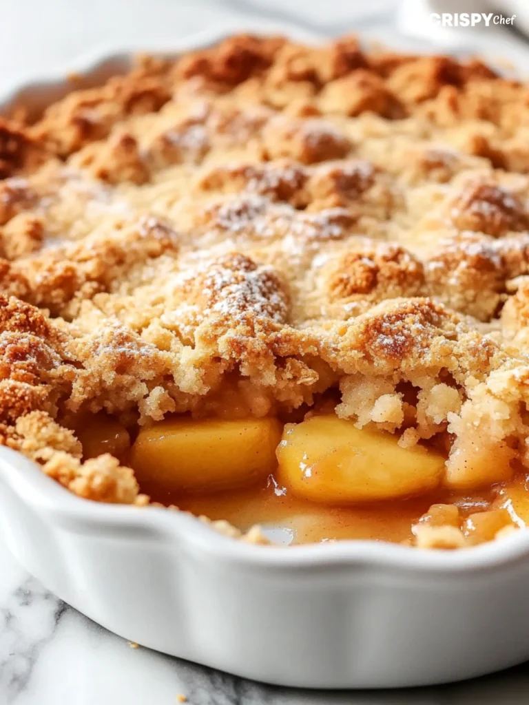 easy peach dessert