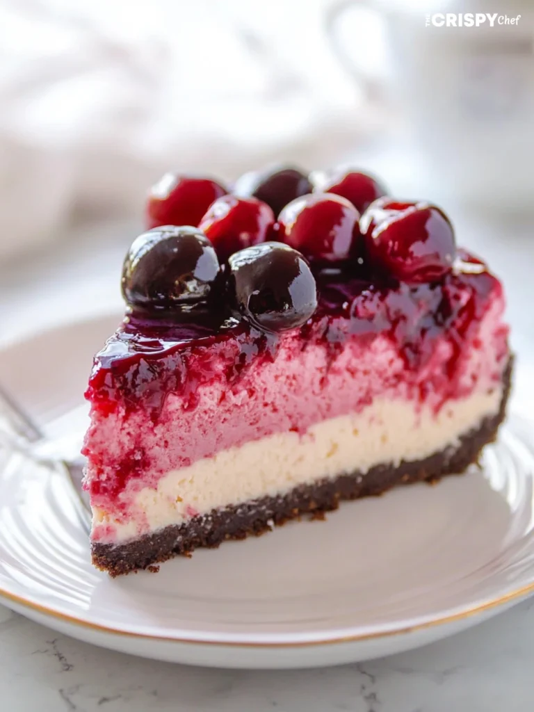 cherry cheesecake recipe unbaked