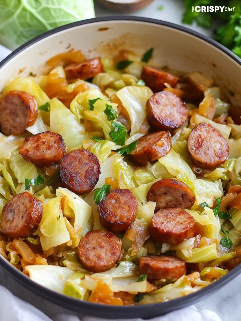 sausage and cabbage recipe