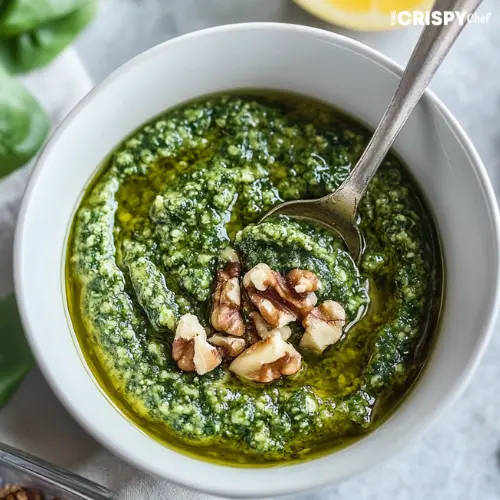 pesto recipe with walnuts