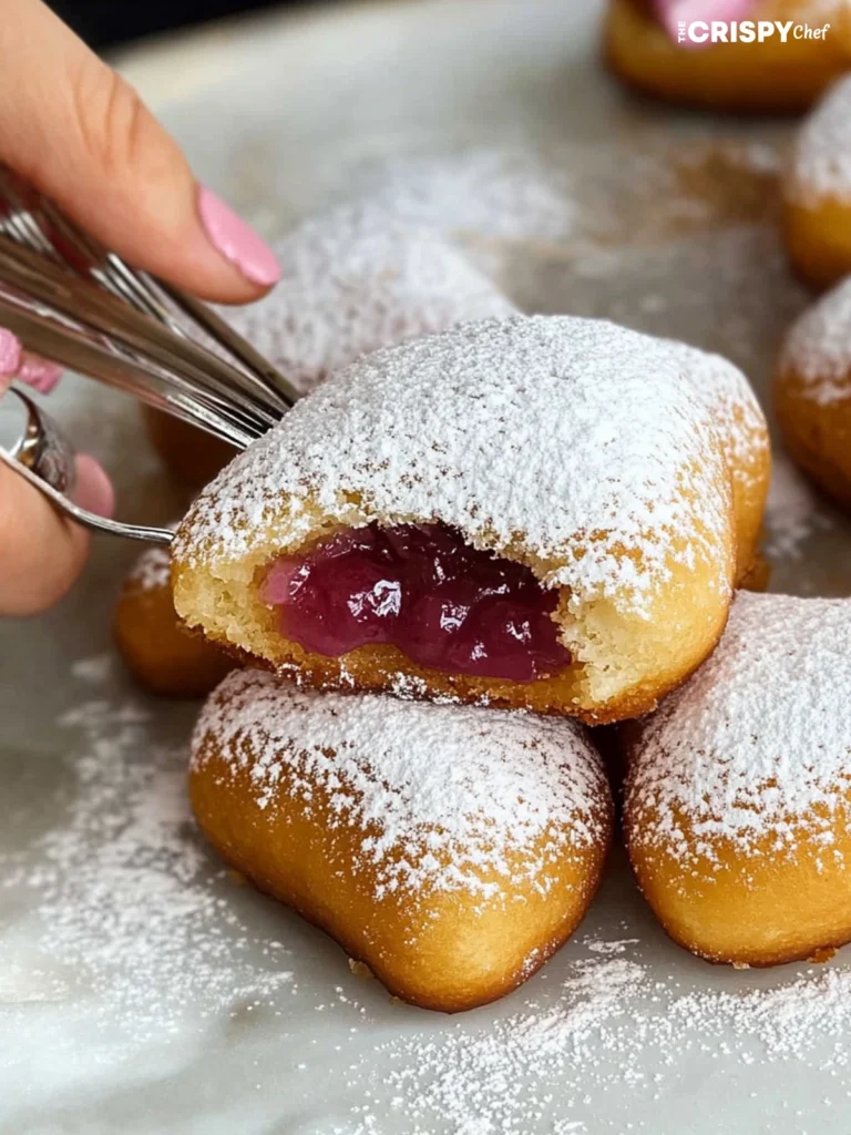 french jelly filled beignets