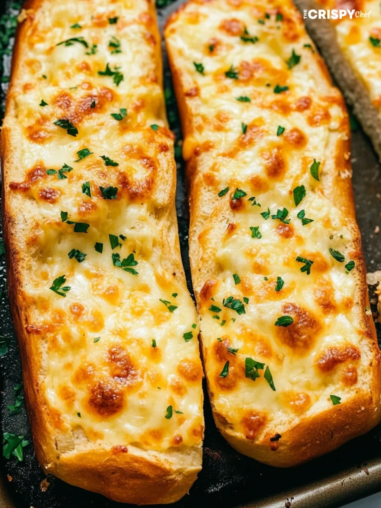 Cheesy garlic bread recipe