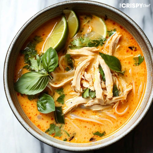 Thai coconut chicken soup