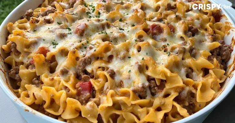 Cheesy Beef Noodle Casserole