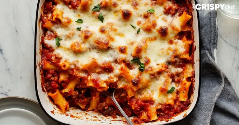 Baked Ziti with Spicy Italian Sausage