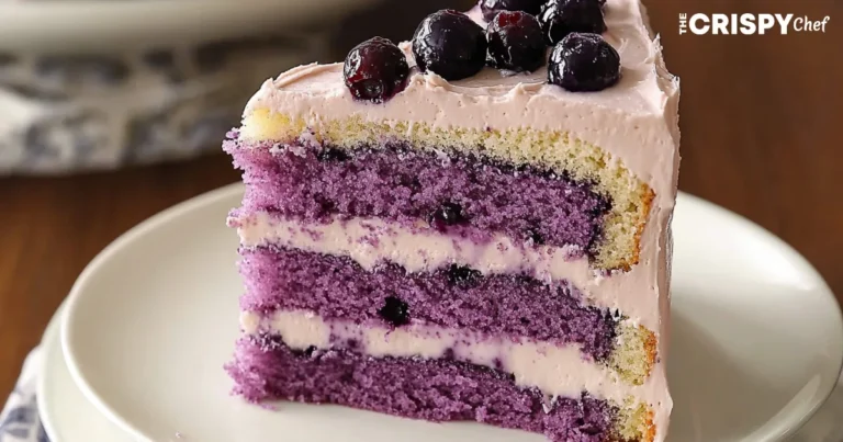 Blueberry Chiffon Cake