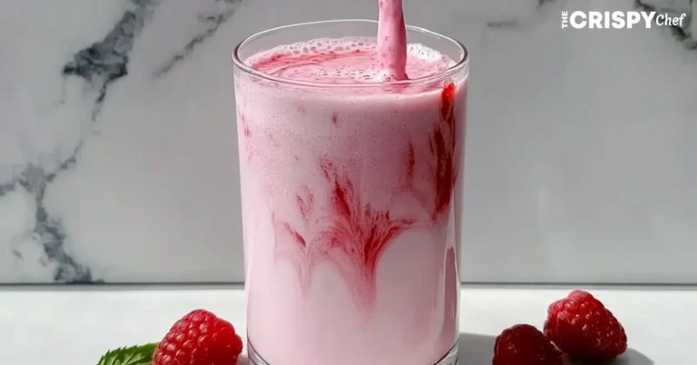 raspberry hibiscus latte