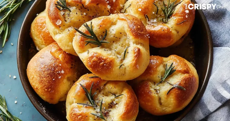 rosemary garlic focaccia muffins