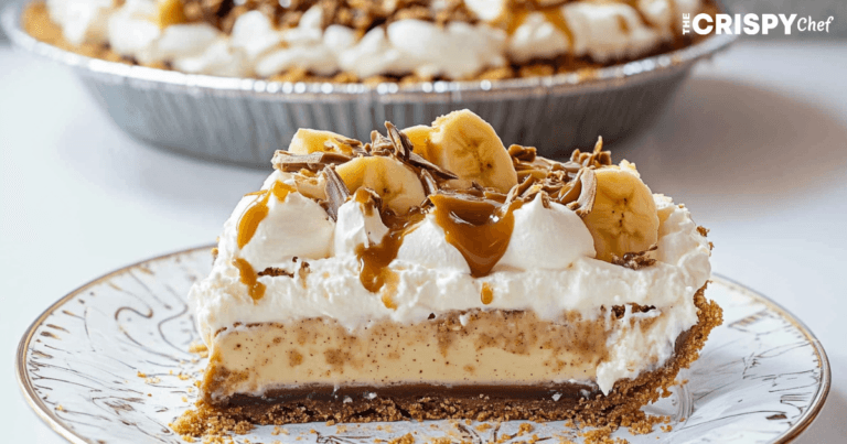 Banoffee Pie Recipe with Caramel and Cream