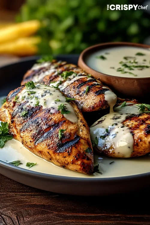 Cajun Grilled Chicken with Alabama White Sauce