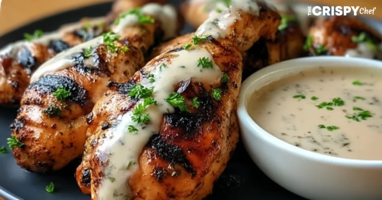 Cajun Grilled Chicken with Alabama White Sauce