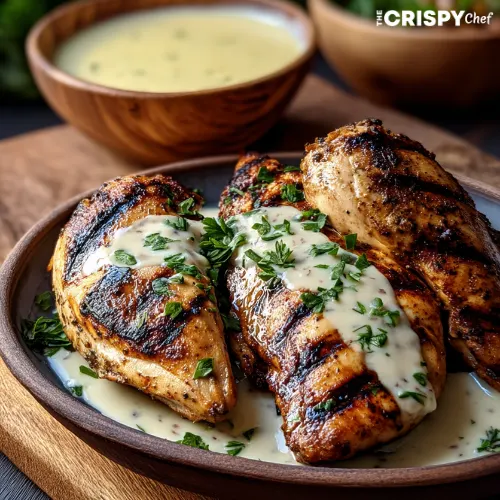 Cajun Grilled Chicken with Alabama White Sauce