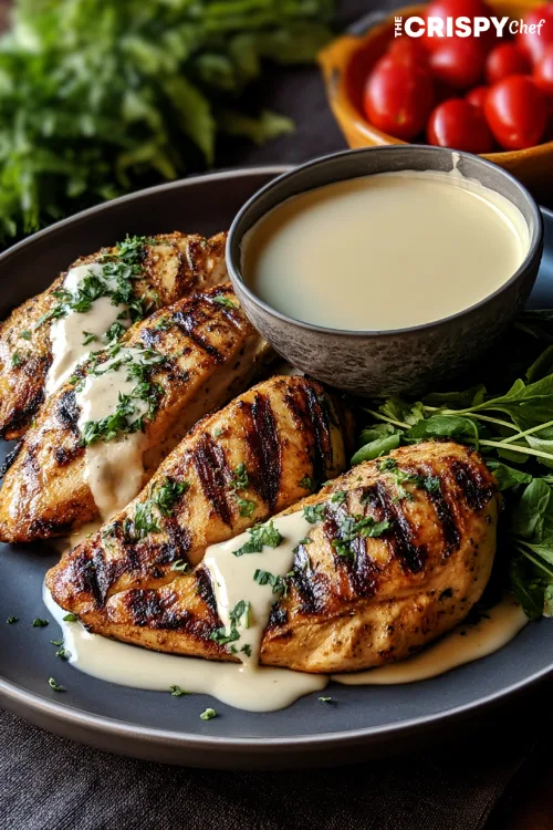 Cajun Grilled Chicken with Alabama White Sauce