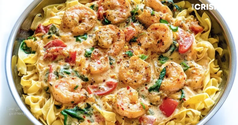 Creamy Tuscan Shrimp Linguine