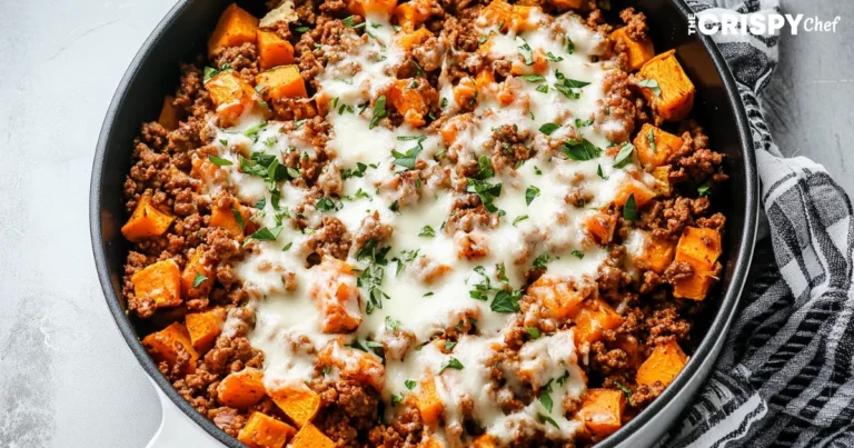 Ground Turkey Sweet Potato Bake