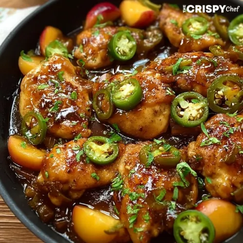Jalapeno Peach Chicken