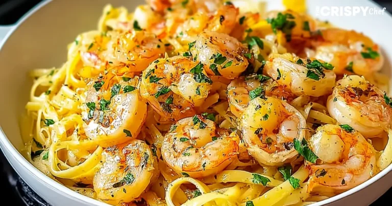 Lemon Garlic Shrimp Pasta