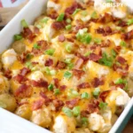 Loaded potato ranch chicken casserole