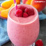 Raspberry Peach Smoothie.