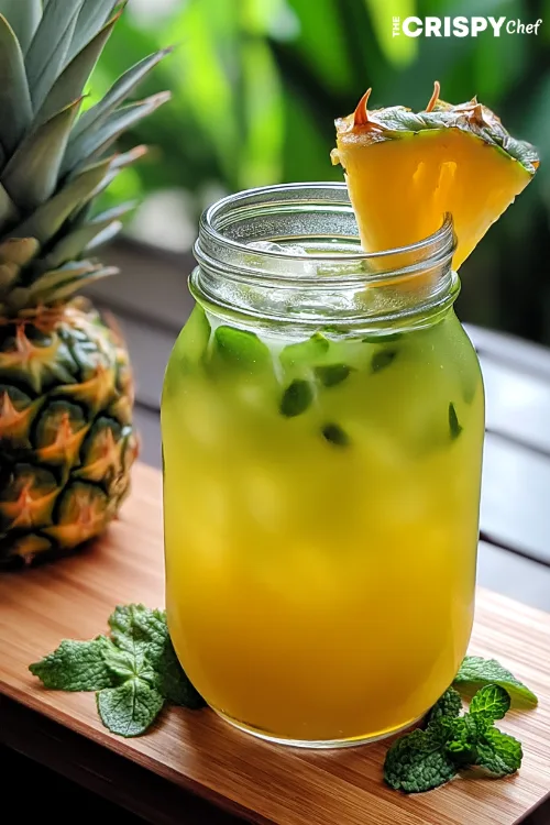 Tropical Iced Green Tea