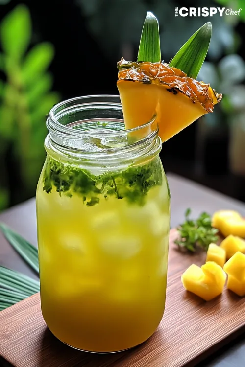 Tropical Iced Green Tea