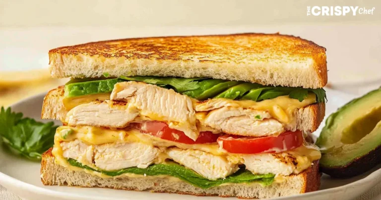 chicken avocado melt sandwich