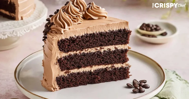 chocolate cake with coffee buttercream
