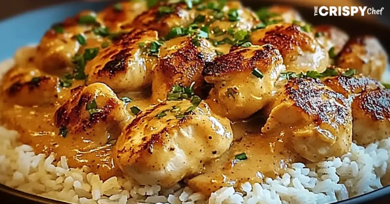 creamy smothered chicken and rice