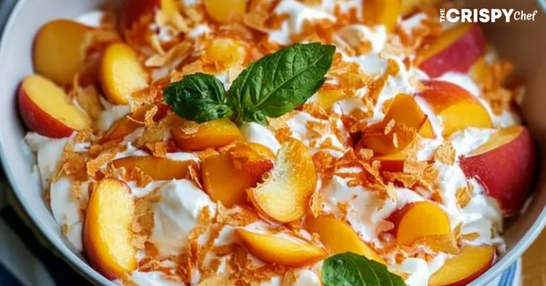 millionaire peach salad recipe