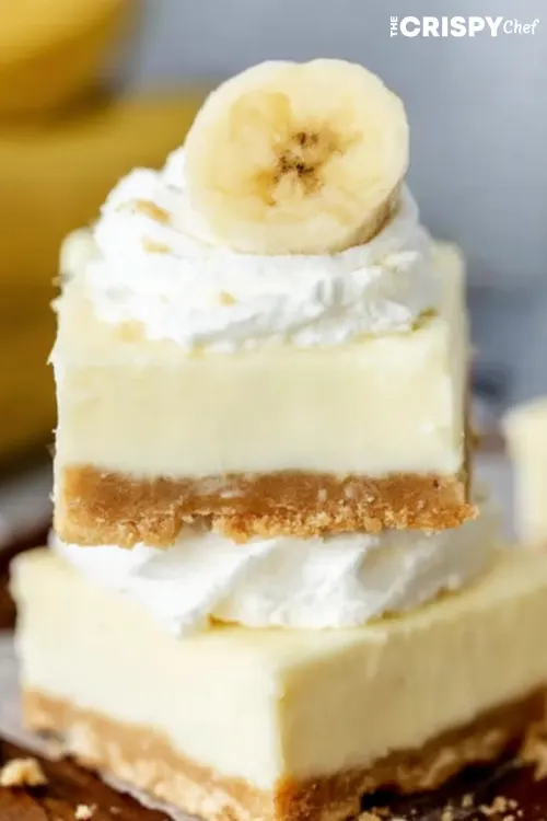 Banana Cream Cheesecake Bars