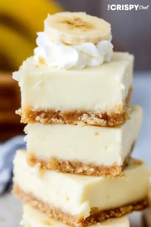 Banana Cream Cheesecake Bars