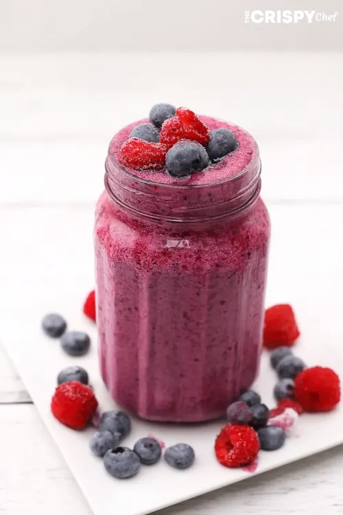 Berry Blast Protein Smoothie.