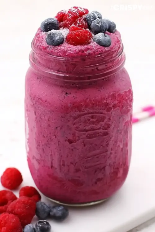 Berry Blast Protein Smoothie.