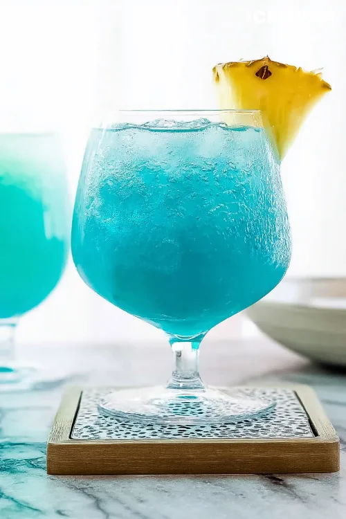 Blue Hawaiian Mocktail