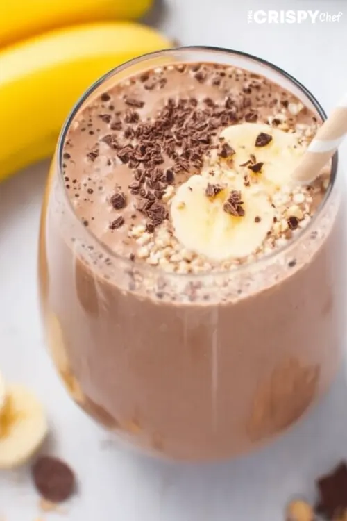 Chocolate Peanut Butter Banana Smoothie