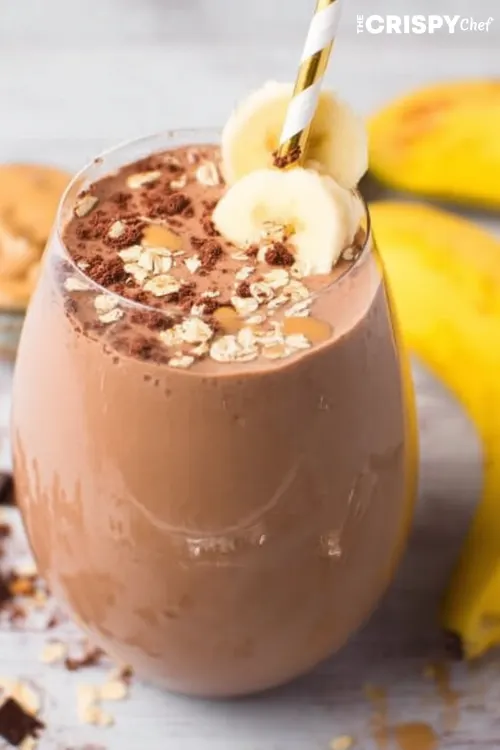 Chocolate Peanut Butter Banana Smoothie