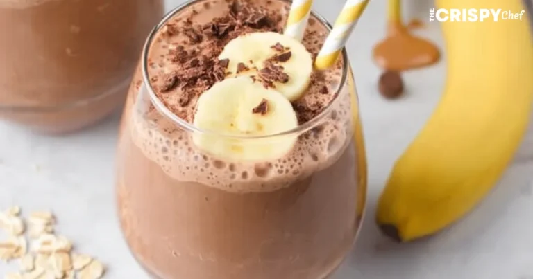 Chocolate Peanut Butter Banana Smoothie