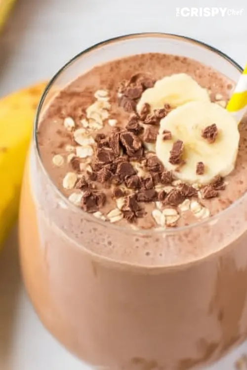Chocolate Peanut Butter Banana Smoothie