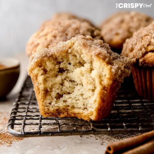 Coffee Cake Greek Yogurt Muffins
