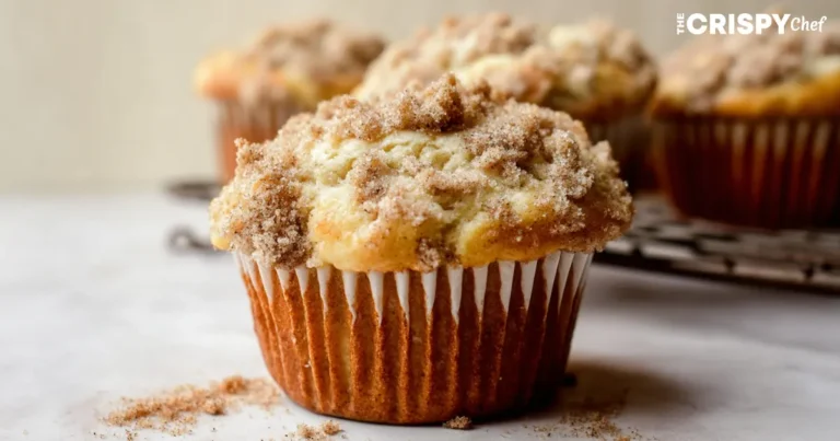 Coffee Cake Greek Yogurt Muffins