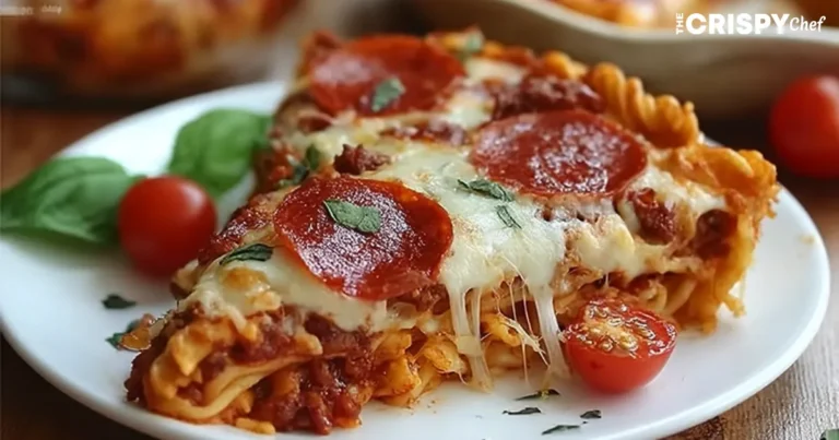 Hearty Pizza Casserole Pie
