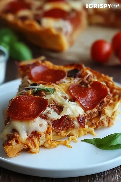 Hearty Pizza Casserole Pie